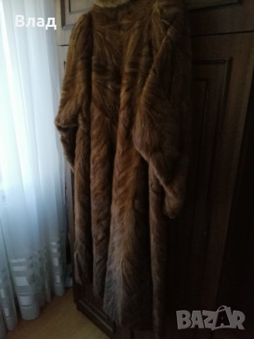 Дълго палто от норка, снимка 5 - Палта, манта - 27297266