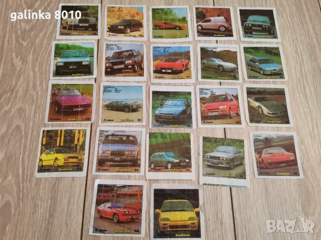 Стари картинки от дъвки Бомбибом, снимка 2 - Антикварни и старинни предмети - 47726056