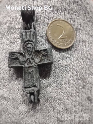 Бронзов кръст- енколпион 