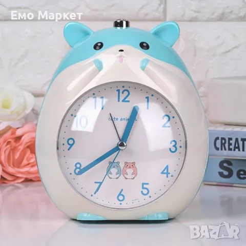 Детски настолен часовник за детска стая с батерии 16х14 см, снимка 4 - Други стоки за дома - 49518362