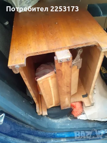 Шевна машина Унион в дървен шкаф, снимка 2 - Други стоки за дома - 47736603