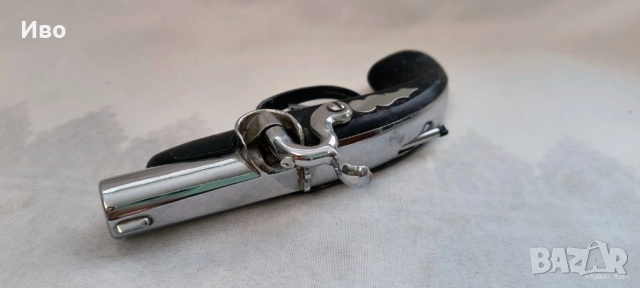 Японска бензинова запалка пистолет 1960г., снимка 7 - Колекции - 52490708