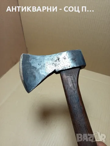 Стара Брадва Топор С Дръжка., снимка 5 - Антикварни и старинни предмети - 49509410