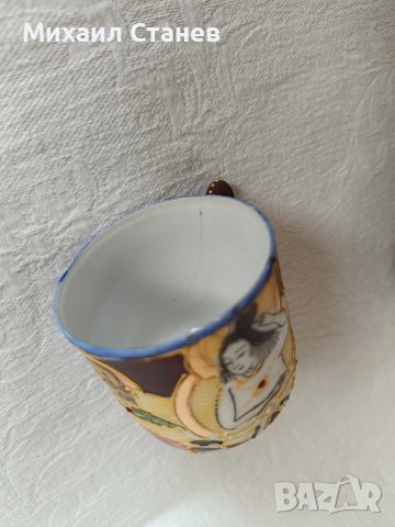 Японски Moriage сервиз за зелен чай / кафе от костен порцелан, снимка 9 - Сервизи - 43365772