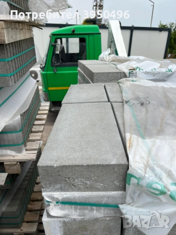 Пътна ивица 50/25/10см, цвят сив - #Земелрок