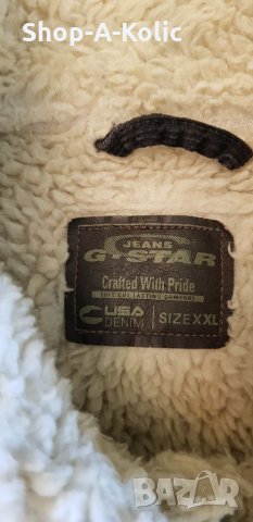 Мъжко зимно Vintage G-Star Raw Jeans Denim Tailor JKT LINED, снимка 9 - Якета - 35218605