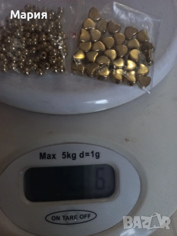 Мъниста кафяви и златисти, нанизи хематит , снимка 4 - Колиета, медальони, синджири - 53288277