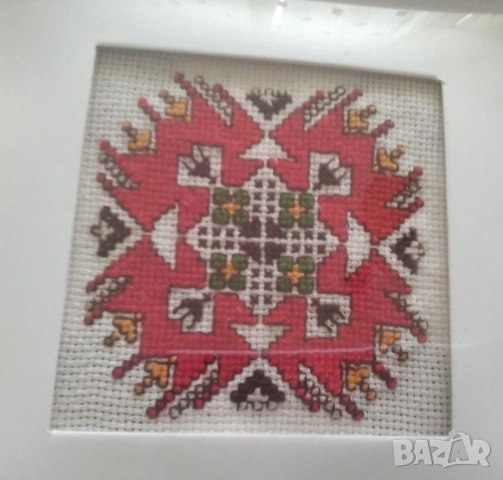 Бродирана шевица с рамка 18/18, снимка 2 - Гоблени - 52412252