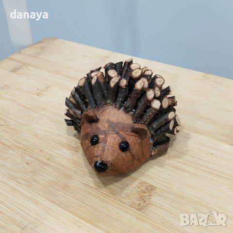 4405 Декоративна фигура Таралеж, Ръчна изработка, снимка 5 - Декорация за дома - 43981027