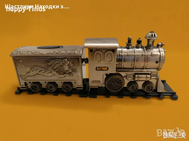 Уникален Vintage JS 1926 Old Train метален парен локомотив и вагон - модел влак