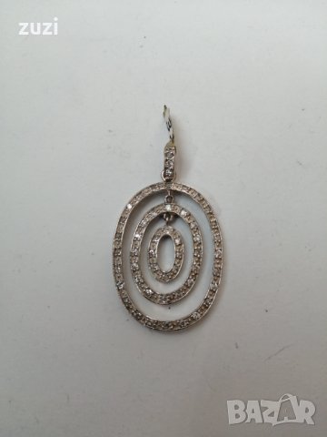 Сребърен комплект с цирконий, сребро проба 925 , снимка 5 - Обеци - 38341507