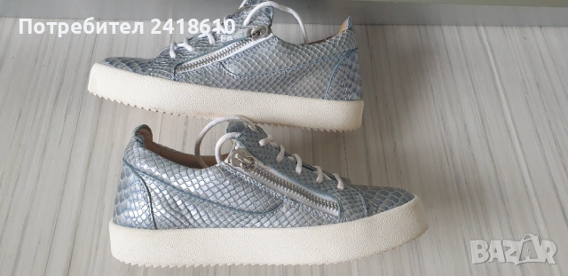 Giuseppe Zanotti Leather Sneakers Size 38 - 24.5см ОРИГИНАЛ! ЕСТЕСТВЕНА Кожа!, снимка 6 - Кецове - 53384592