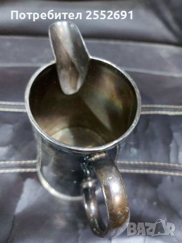 Посребрена кана , снимка 4 - Антикварни и старинни предмети - 39696330
