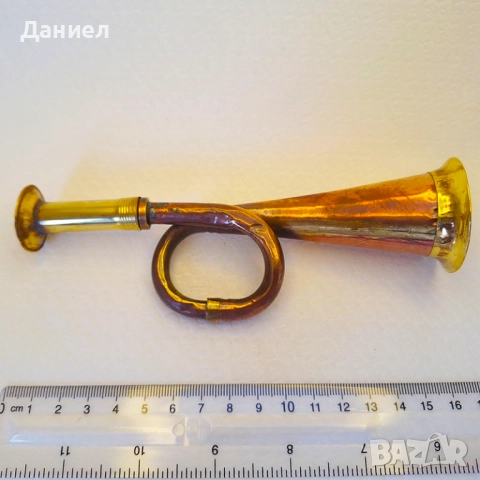 Морска свирка от мед и бронз, снимка 2 - Други - 46436708