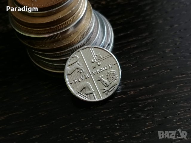 Монета - Великобритания - 5 пенса | 2014г., снимка 1 - Нумизматика и бонистика - 28786912
