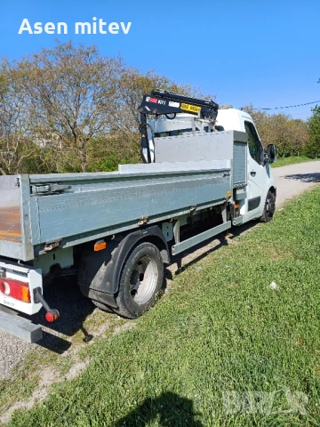 самосвал с Кран рено мастер , снимка 2 - Индустриална техника - 50688455