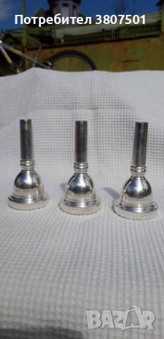 Мундщуци за тромбон,басфлигорна VINCENT BACH CORP. 12 C, снимка 2 - Духови инструменти - 44878972