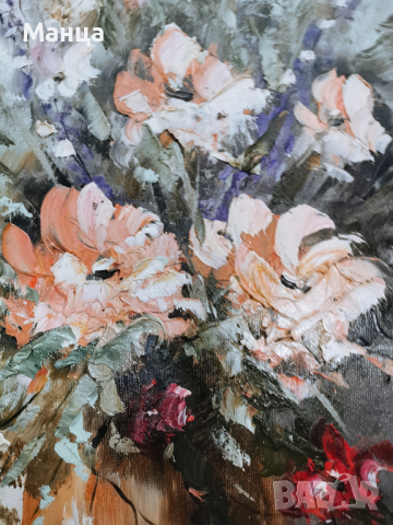 Стара Авторска картина, снимка 3 - Картини - 44910255