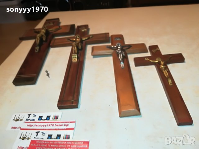 кръстове с христос от франция 1312221553, снимка 6 - Антикварни и старинни предмети - 38997651