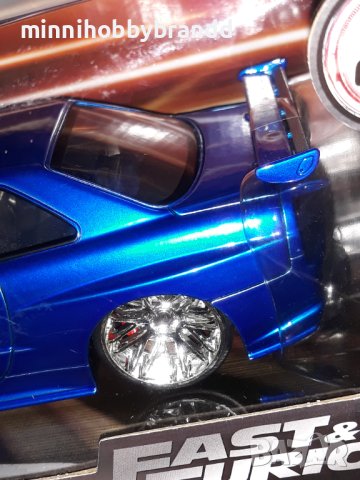 Nissan SKYLINE  GT-R BNR34 BRIAN'S  1.24  JADA FAST&FURIOUS  TOP  TOP   TOP  MODEL, снимка 12 - Колекции - 43676636