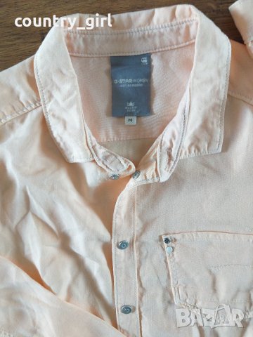 g-star lynn slim dnm shirt wmn - страхотна дамска риза, снимка 3 - Ризи - 27943936