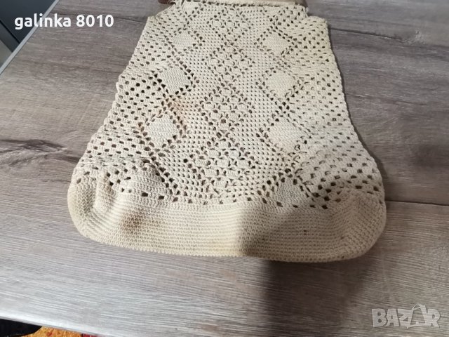Стара чанта плетена на една кука, снимка 6 - Антикварни и старинни предмети - 43960219