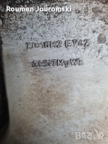 Продавам 4бр.лети джанти 16" с гуми 205 /55r16 , снимка 6 - Гуми и джанти - 52920719