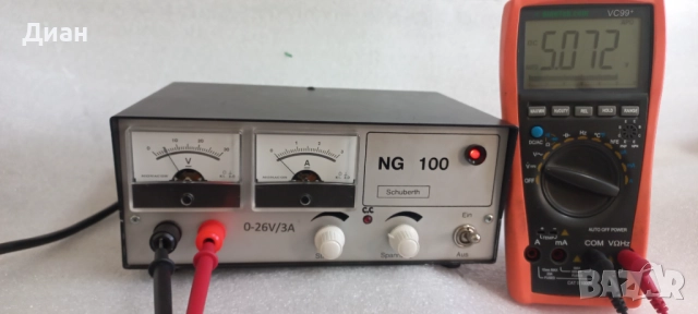 Лабораторно захранване NG 100, снимка 6 - Друга електроника - 52848335