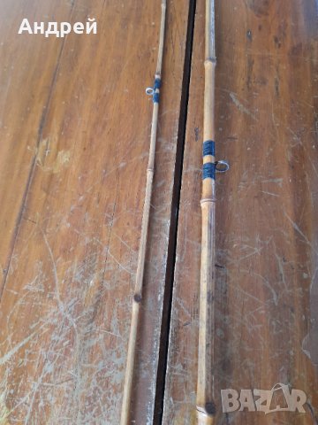 Стара бамбукова въдица #4, снимка 2 - Други ценни предмети - 43399249