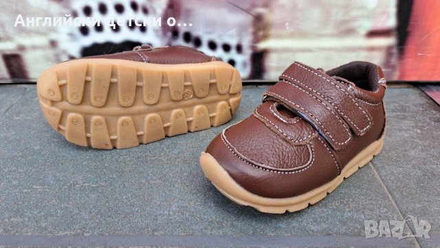 Английски детски маратонки естествена кожа -Happy Bee, снимка 3 - Детски маратонки - 40659533