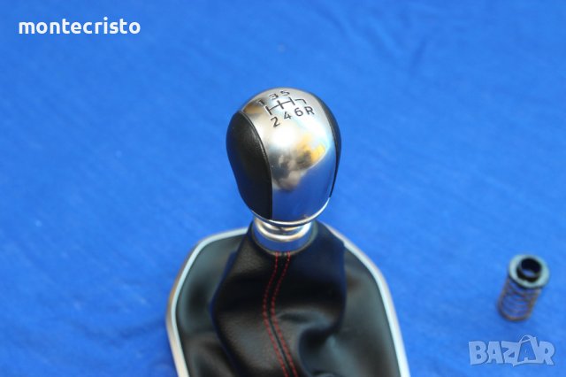 Кожена топка скоростен лост Ford Puma след 2019 / маншон скоростен лост, снимка 2 - Части - 37693649