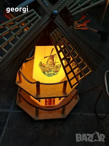 мудикална нощна лампа вятърна мелница 23/6, снимка 8 - Настолни лампи - 49663597