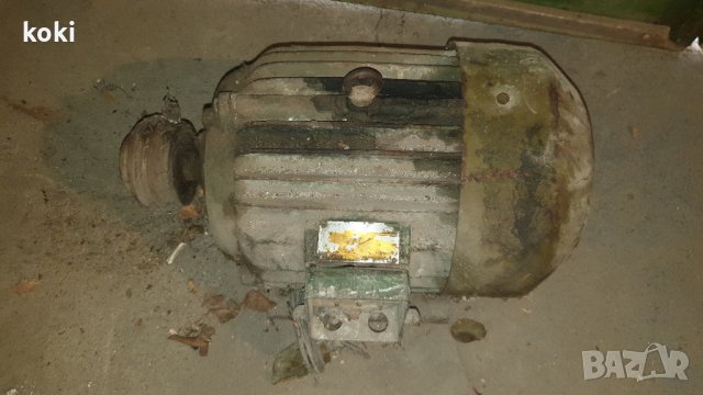 Ел мотор трифазен  7  KW, снимка 2 - Електродвигатели - 26734525