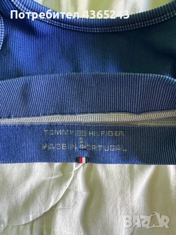 Чисто НОВО! Спортно горнище Tommy Hilfiger Размер S, Гръдна обиколка 70-80см, снимка 4 - Бельо - 52610744
