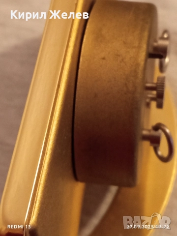 Изключително рядък нов в кутия Колекционерски будилник СЛАВА СССР с документи 35989, снимка 6 - Антикварни и старинни предмети - 51859642