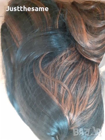 Перука Deiters Цвят Черен/Кафяв, снимка 6 - Аксесоари за коса - 44000971