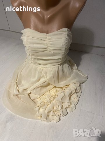 Нова рокля цвят шампанско, снимка 4 - Рокли - 37066138