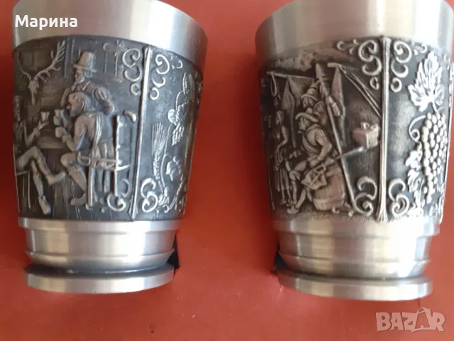 Немски чаши за ракия Antik*Vintage #39., снимка 5 - Антикварни и старинни предмети - 47495181