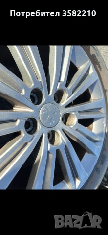 Оригинални Лети джанти с гуми ПЕЖО 308, снимка 7 - Гуми и джанти - 53464852