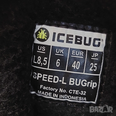 Icebug Speed-L BUGrip зимни/ туристически обувки  с шипове за лед  номер 39-40, снимка 10 - Други - 39000949