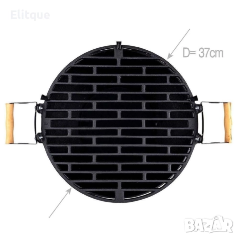 Чугунено барбекю Muhler 632, 37xH48cm, снимка 4 - Други стоки за дома - 52854658