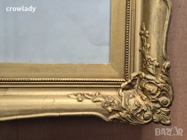 Барокова златна рамка за гоблен картина огледало 9, снимка 4 - Картини - 49250394