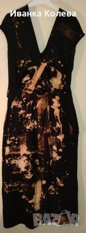 рокля, ръчно рисувана , снимка 3 - Рокли - 50814308