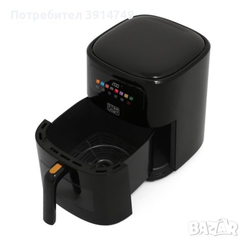 Дигитален Фритюрник с горещ въздух / Airfryer, 1700W, 6 литра, сензорно управление + 8 програми, снимка 2 - Фритюрници - 43298815