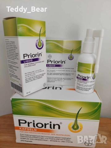 PRIORIN (Приорин) немски капсули против косопад 120 капсули 90 лв, снимка 6 - Хранителни добавки - 50360482