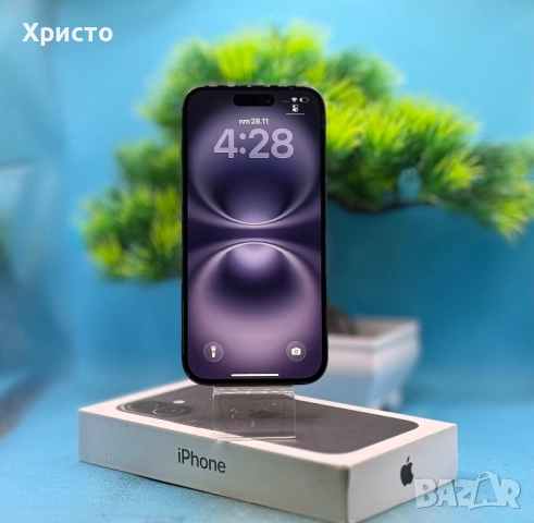 ГАРАНЦИОНЕН!!! Apple iPhone 16, 128GB, 5G, Black , снимка 3 - Apple iPhone - 52575753