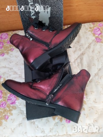 Боти естествена кожа , снимка 6 - Дамски боти - 40536350