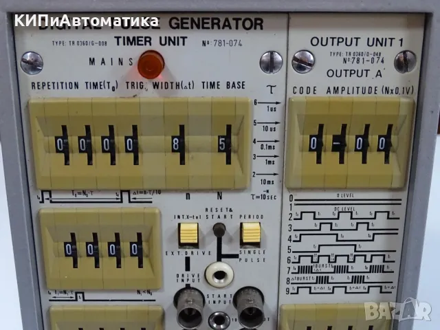 генератор TR0360/0007 Digital Pulse Generator за части, снимка 2 - Други машини и части - 49739949