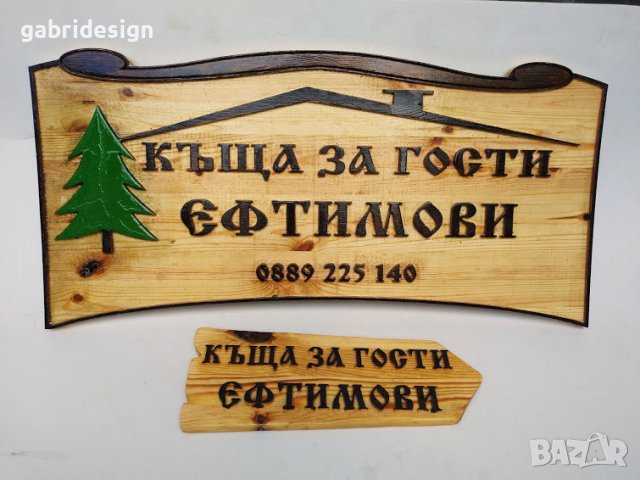 Табела за Къща за гости - Различни модели, снимка 4 - Декорация за дома - 37465195