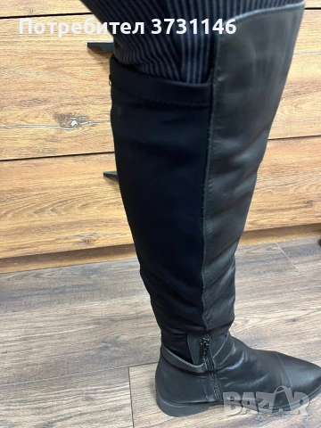 Ботуши Bata естествена кожа, снимка 4 - Дамски ботуши - 53485506